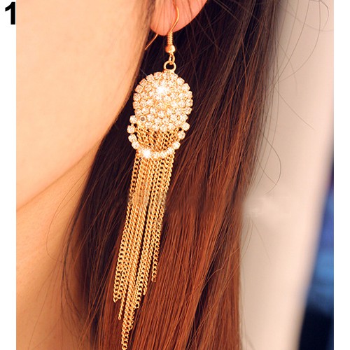 Khuyên Tai Chuỗi Tua Rua