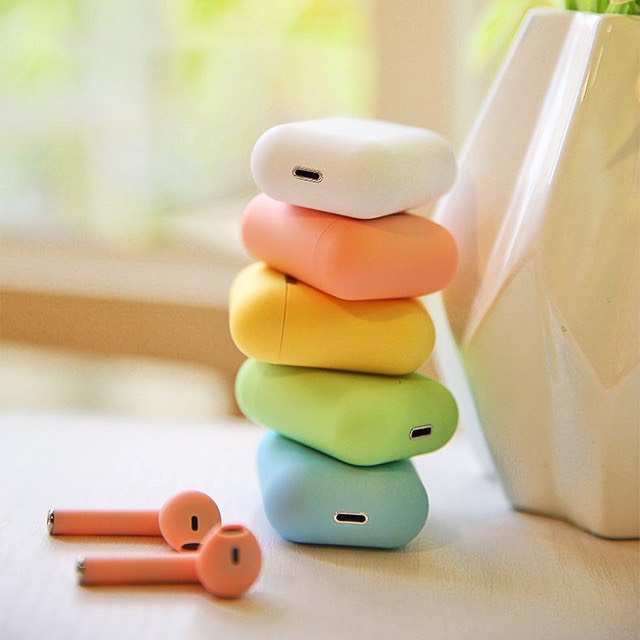 Combo tai nghe bluetooth không dây Natuso inpods i12 TWS nút cảm ứng âm thanh HIFI có mic kèm vỏ bảo vệ bao đựng case