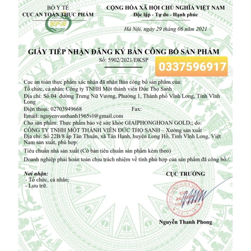 COMBO 10 GÓI GIẢI PHONG HOÀN - HỔ TRỢ THANH NHIỆT - GIẢI ĐỘC - NGỪA TÁO BÓN
