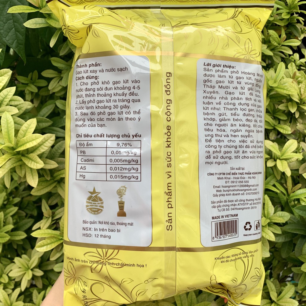 Phở gạo lứt đỏ Hoàng Minh - Dành cho chế độ ăn kiêng/eat clean/giảm cân