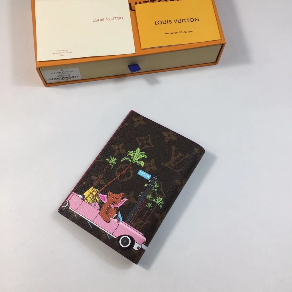 Sẵn sàng giao hàng Hộp đựng hộ chiếu Louis Vuitton LV Ladies New M80858