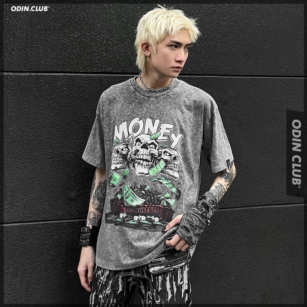 Áo Thun Oversize 3Money, Áo phông chất liệu 100% cotton co giãn 2 chiều, Local Brand ODIN CLUB