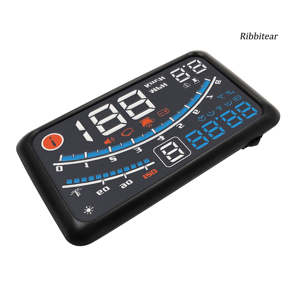 RIB 5.5inch Universal OBD2 Car GPS HUD Head Up Display Overspeed Warning System