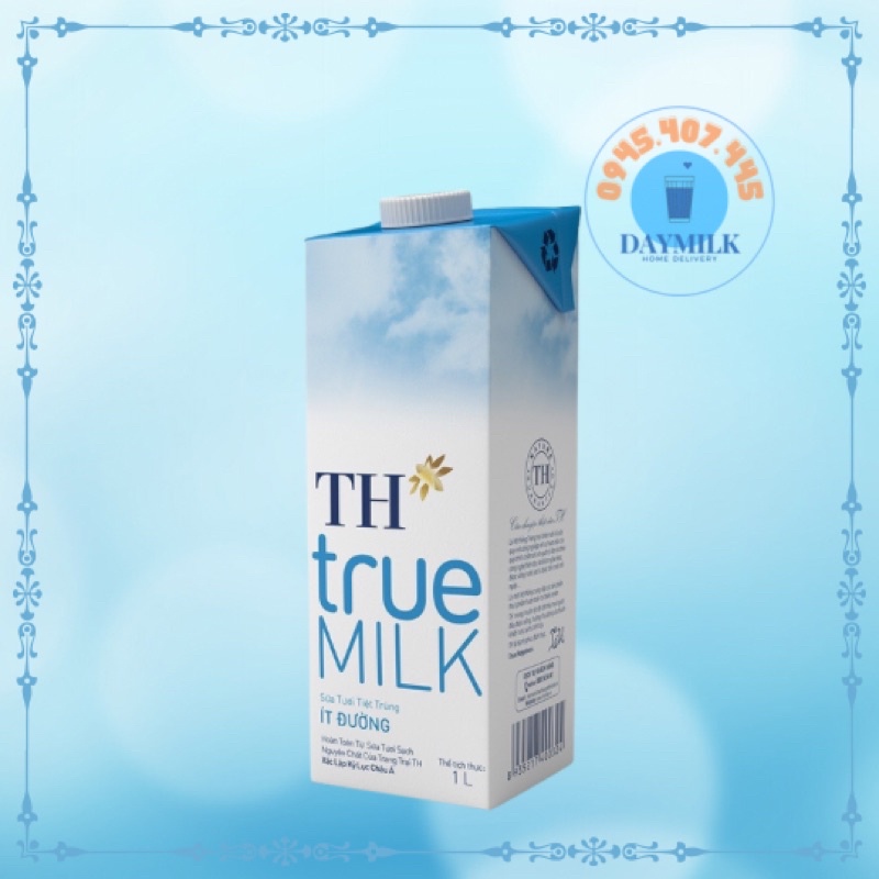 Sữa Tươi Tiệt Trùng Nguyên Chất TH true MILK 1 L