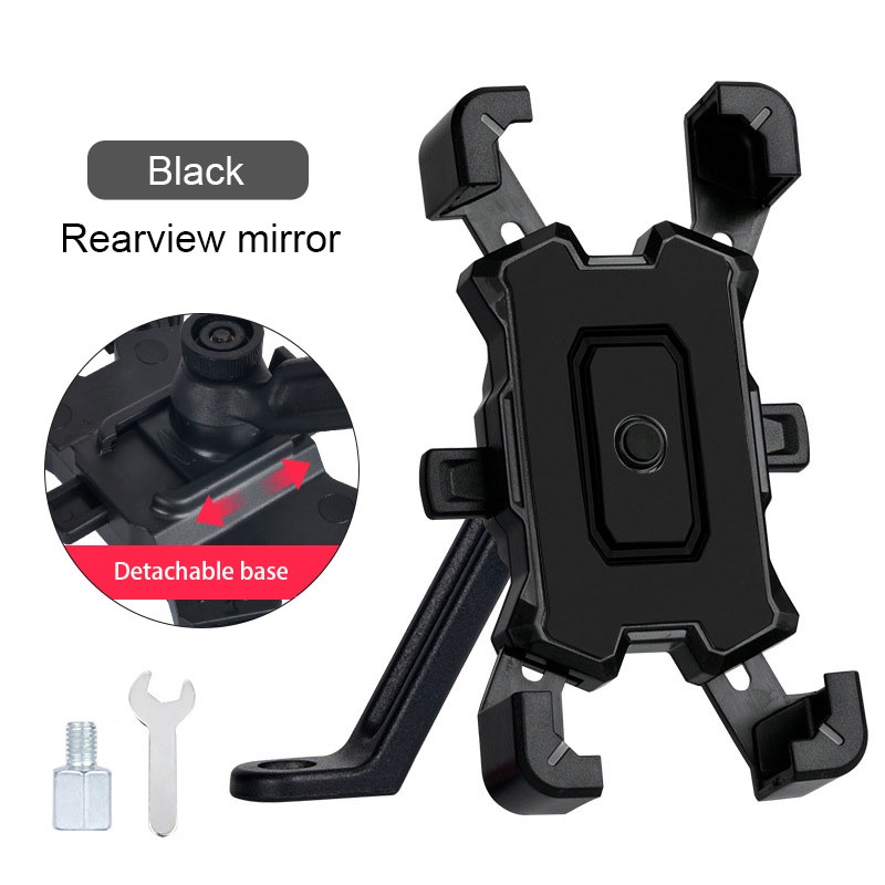 Giá đỡ điện thoại SEAMETAL gắn tay lái xe máy xe đạp chống va đập tiện lợi