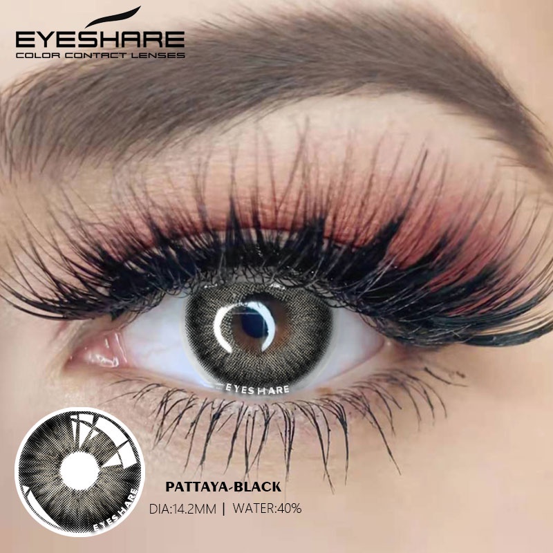 EYESHARE [Hàng mới về] Bộ 2 kính áp tròng 14.2mm dùng trang điểm
