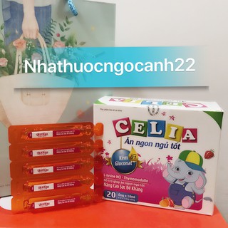 Celia Ăn ngon ngủ tốt bé thông minh, giúp bé ăn nhiều hơn kích thích bé ăn ngon hơn (Hộp 20 ống )