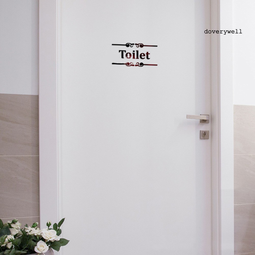 Miếng Dán Tường Trang Trí Phòng Tắm Hình 3d Độc Đáo