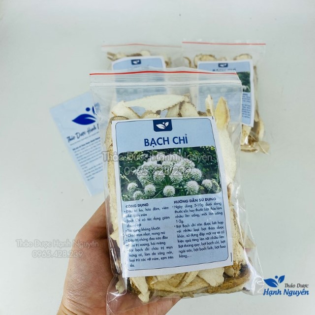 Bạch Chỉ 100g (Hàng Trắng, Thơm)