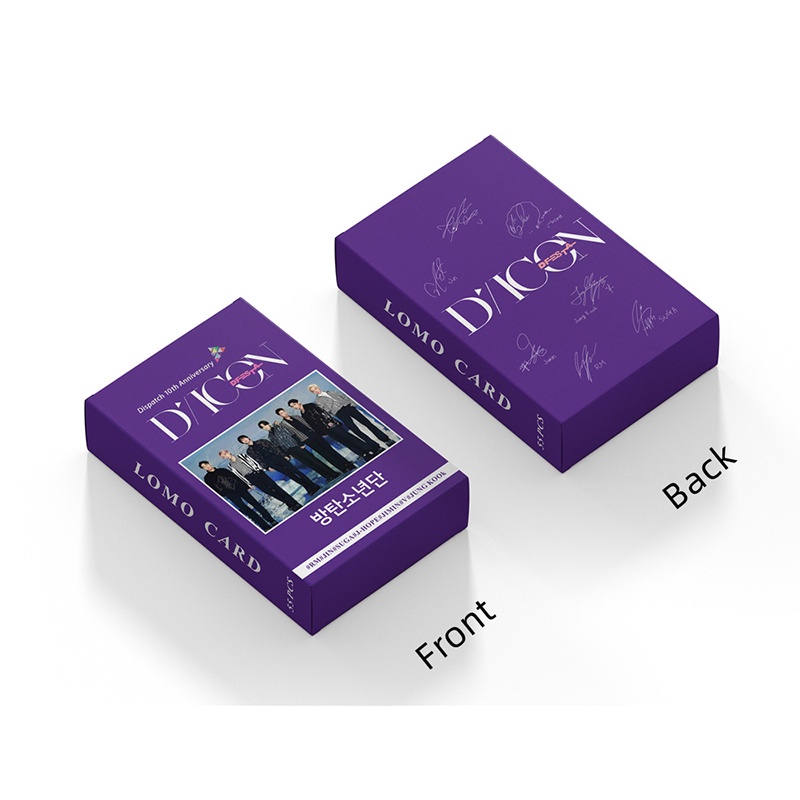 Hộp 55 Ảnh LOMO Card Nhóm Nhạc BTS 2022