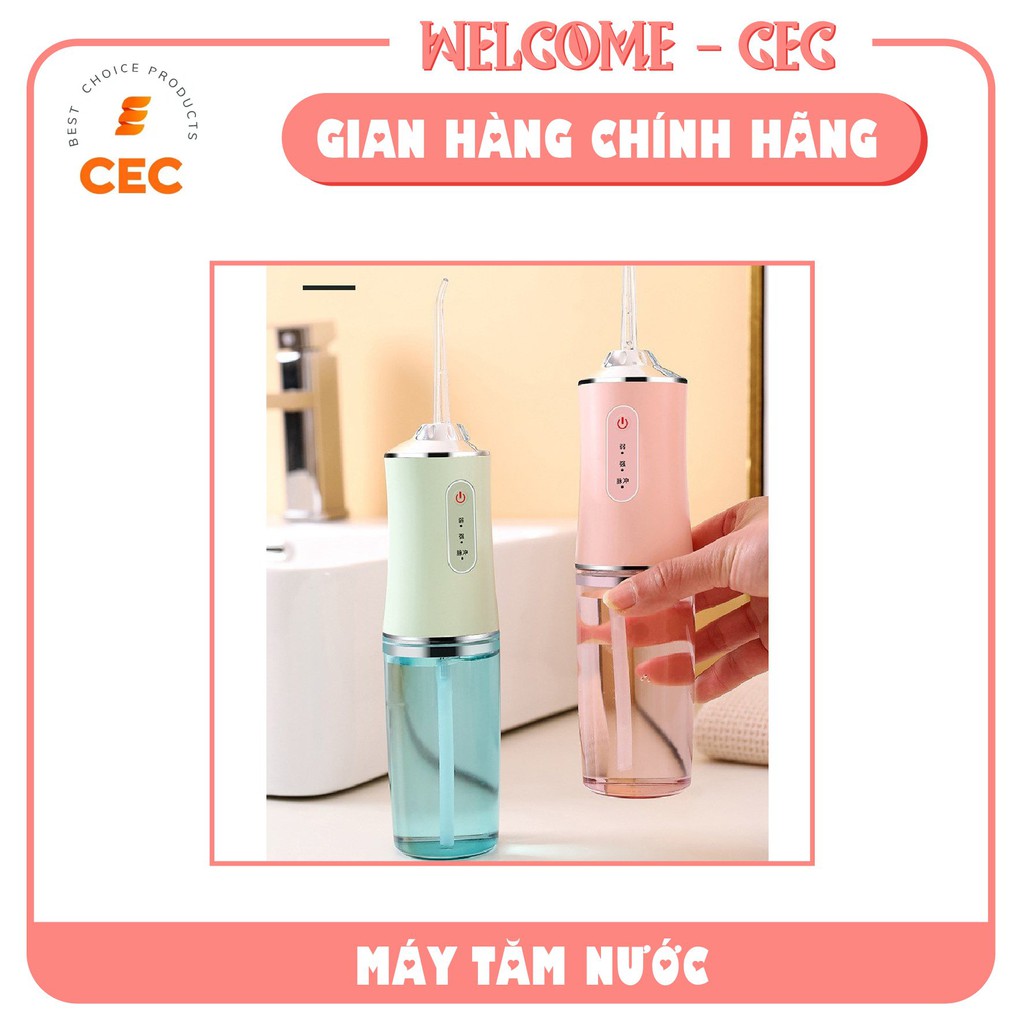 Máy Tăm Nước Cao Cấp Oral Irrigator Vệ Sinh Răng Miệng 3 Chế Độ Loại Bỏ Thức Ăn Thừa Trong Các Kẽ Răng IO15 [CEC Store]