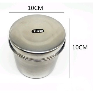 Hộp inox đựng bông gòn