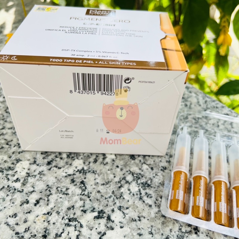 MARTIDERM PIGZERO DSP BRIGHT Ampoule dưỡng sáng đều màu da