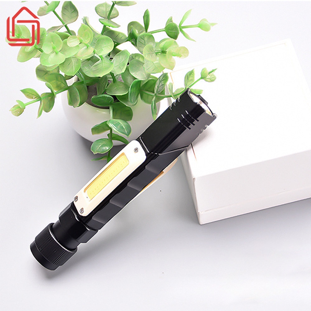 Đèn pin siêu sáng ban đêm mini có thể điều chỉnh góc sáng, cắm sạc USB siêu tiện lợi và nhỏ gọn - nhamoi