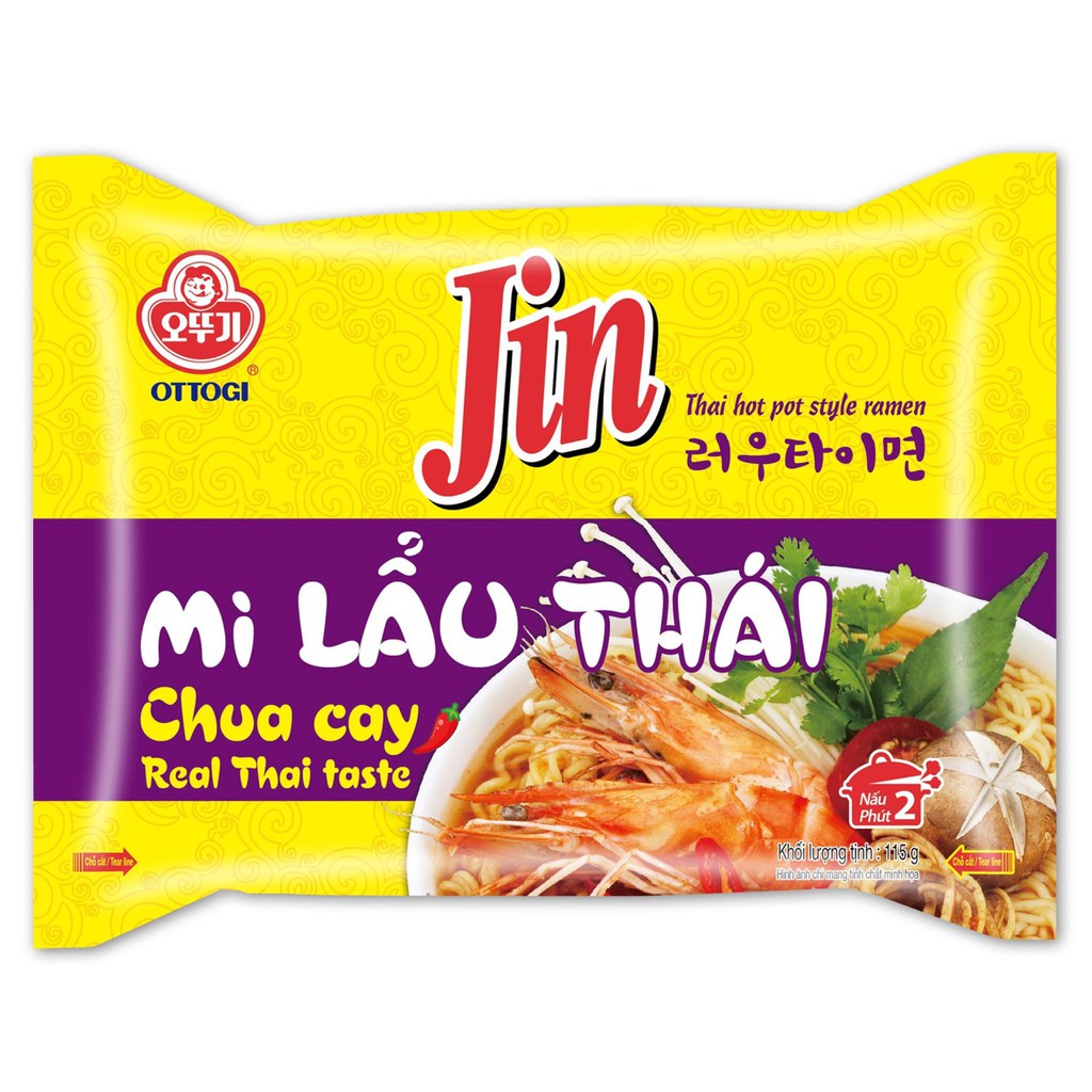 Mì Hàn Quốc Ottogi - Jin lẩu Thái