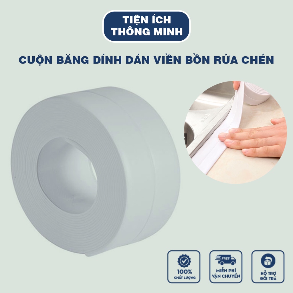 Cuộn băng dính dán viền bồn rửa chén chống thấm nước