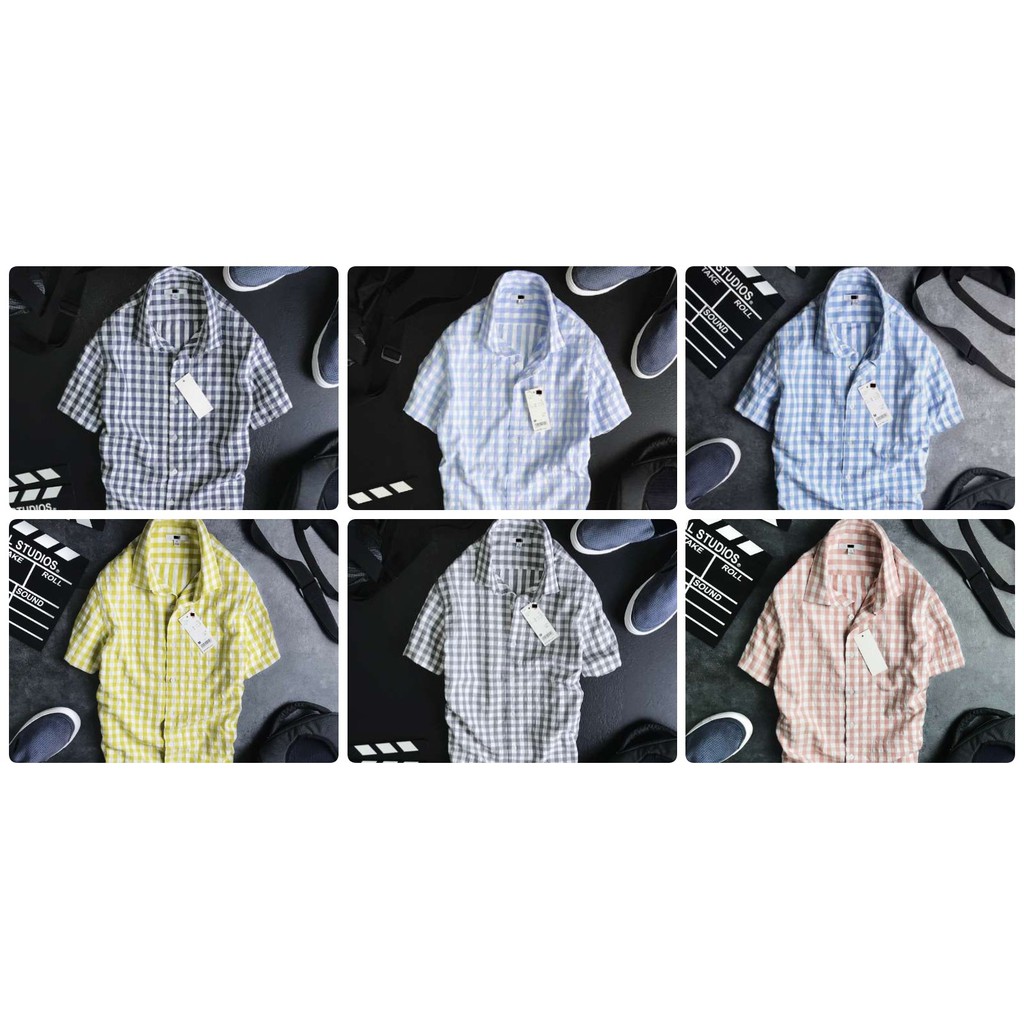 ÁO SƠ MI NGẮN TAY NAM LINEN VNXK CARO NHỎ FULL MÀU CỰC TRẺ TRUNG [HÌNH THẬT 100%] | BigBuy360 - bigbuy360.vn