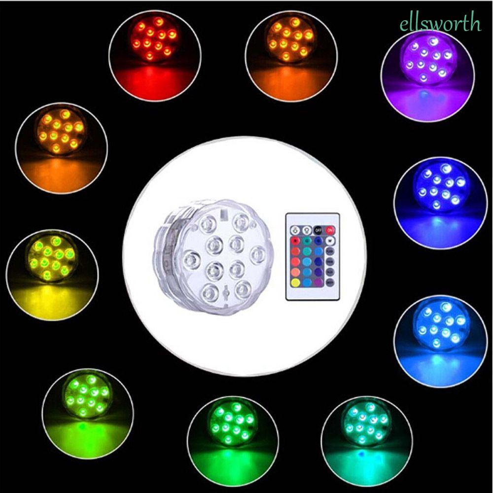 Đèn LED chìm nhiều màu sắc chống thấm nước trang trí cho bể cá độc đáo tiện dụng