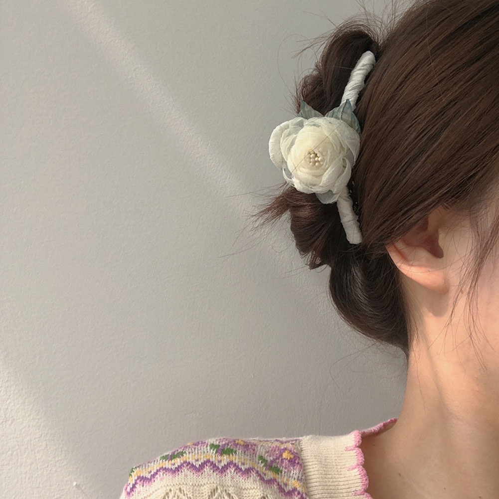 Kẹp Tóc Hoa Trà Thanh Lịch Cho Nữ