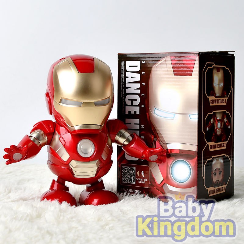 Siêu Phẩm IRON MAN Nhảy Múa Đèn Nhạc Vui Nhộn