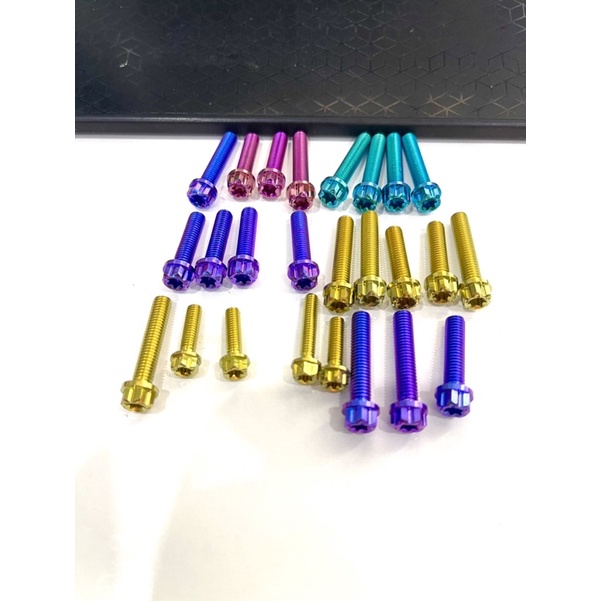 Ốc titan gr5 4li10 4li15 4li20 5li10 5li20 5li25 trụ đầu salaza
