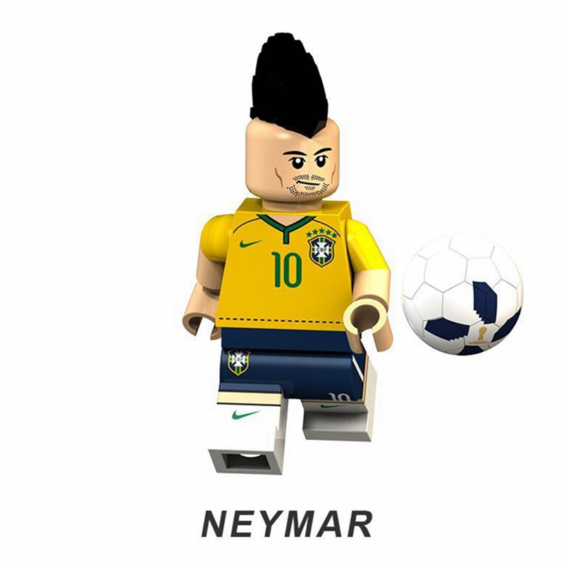 Bộ đồ chơi xếp hình cầu thủ Messi Beckham