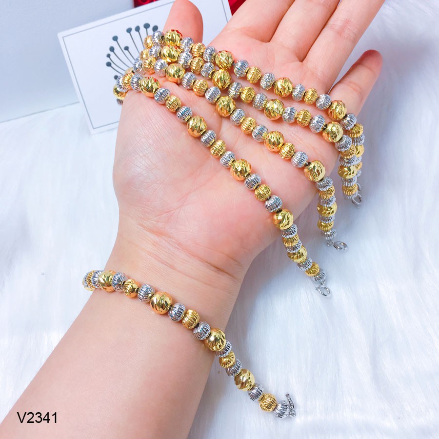 Vòng tay nữ, lắc tay , lắc bi nữ 2 màu cao cấp Orin V2341