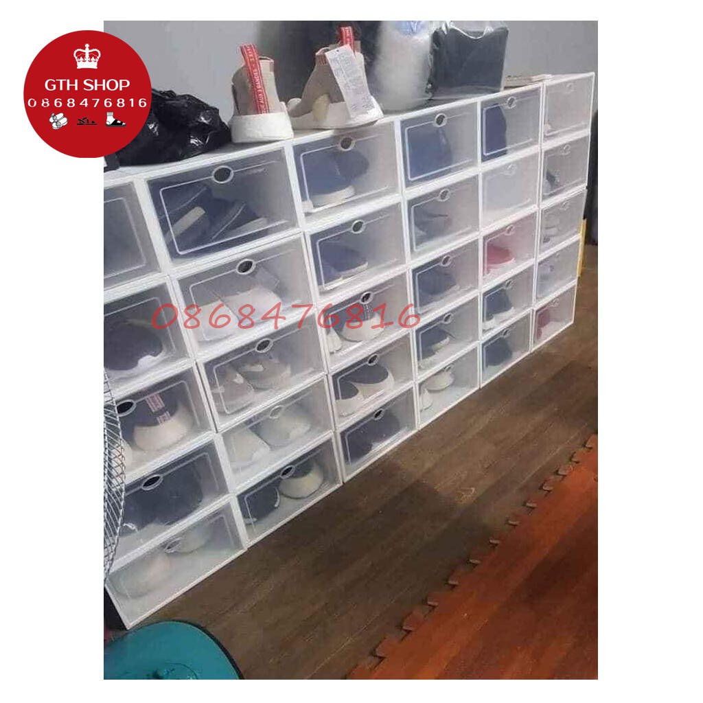 HỘP ĐỰNG GIÀY DÉP BẰNG NHỰA TRONG SUỐT-GTH SHOP