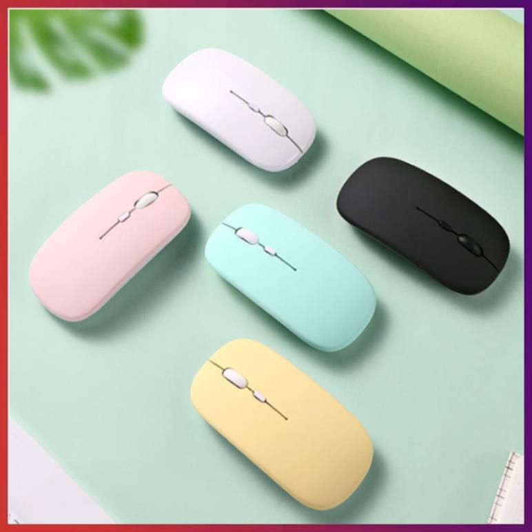 Chuột không dây tích hợp Bluetooth màu Pastel - Chuột Bluetooth iPad, Galaxy Tab, máy tính bảng với 3 chế độ DPI