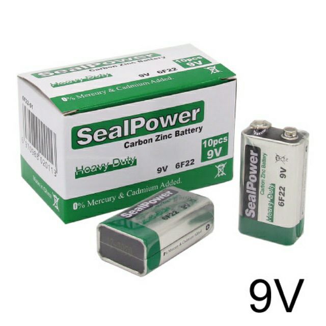 Pin Vuông 9V Super Heavy Duty  hộp 10 viên
