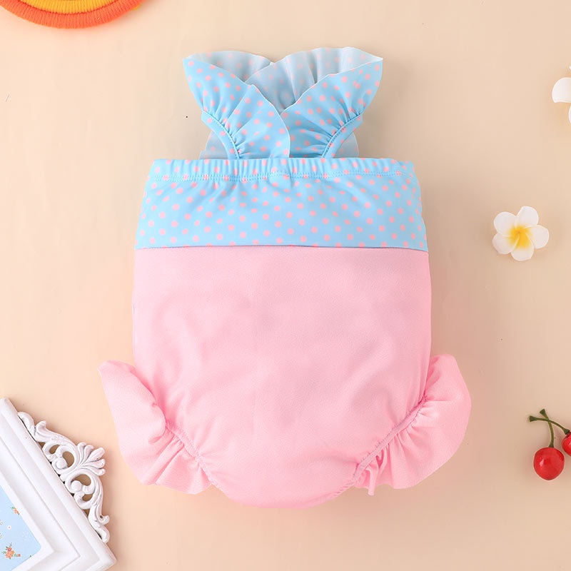 Bộ Đồ Bơi Một Mảnh Hai Dây Không Tay In Hoạt Hình Dễ Thương Cho Bé Gái 1-5 Tuổi