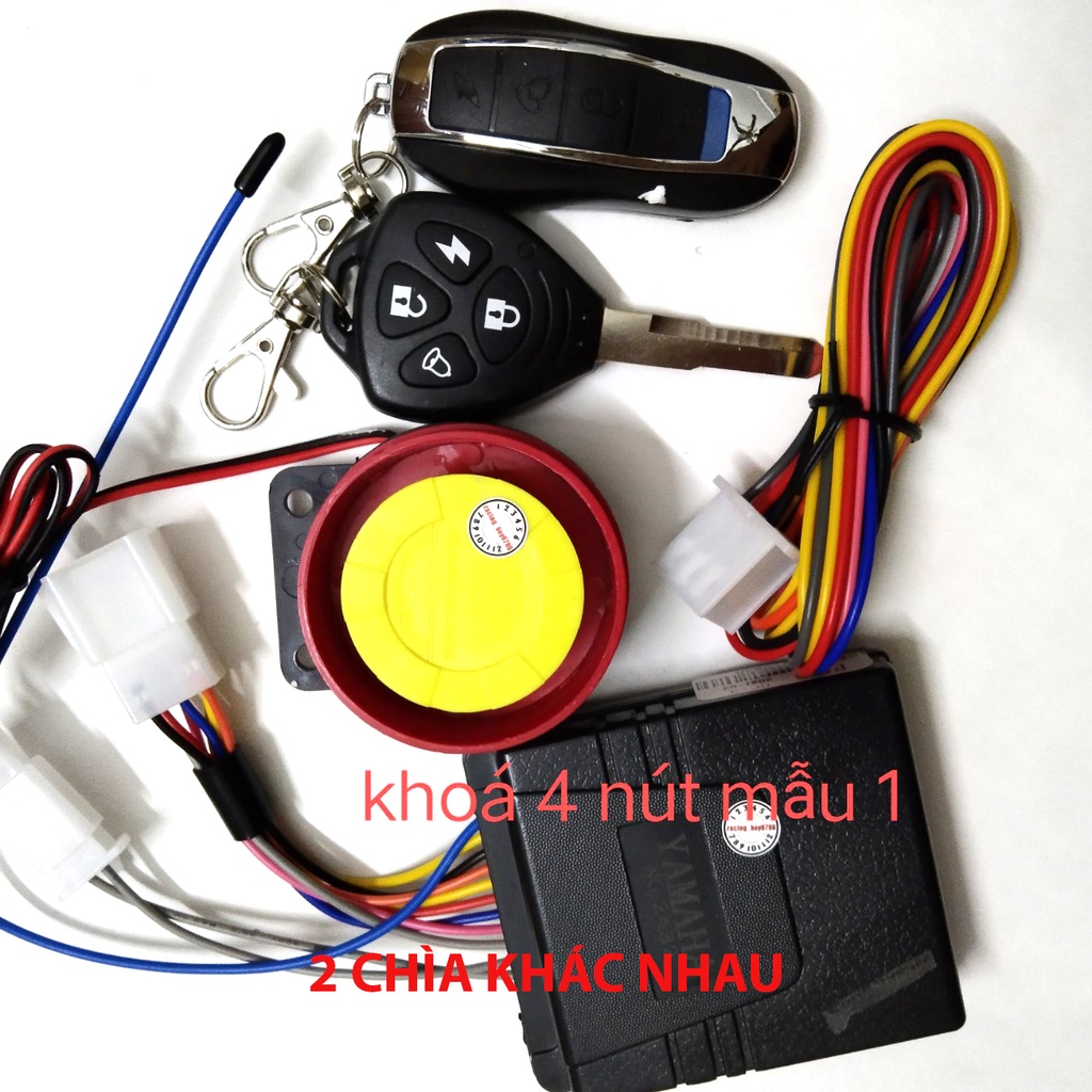 Bộ chống trộm 5 nút có chế độ chống trộm im lặng shop cuongtoshiro