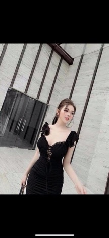 ĐẦM THUN NHÚNG CÓ MÚT NGỰC