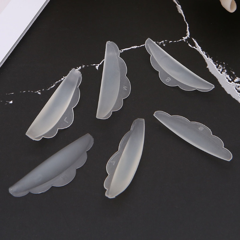 ✿ Bộ 6 Miếng Silicone Nâng Lông Mi Tiện Lợi