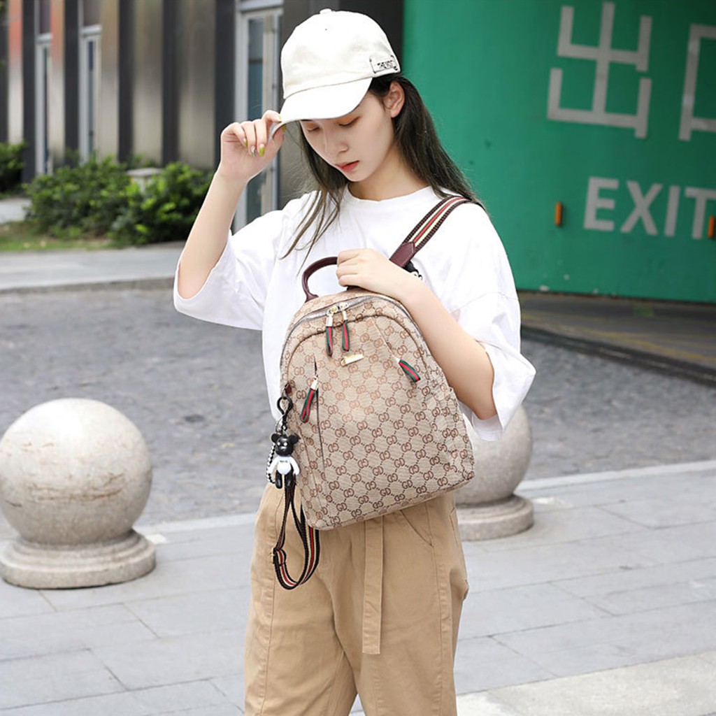 Balo nữ thời trang Hàn Quốc chất liệu vải Oxford - Balo thơi trang cao cấp