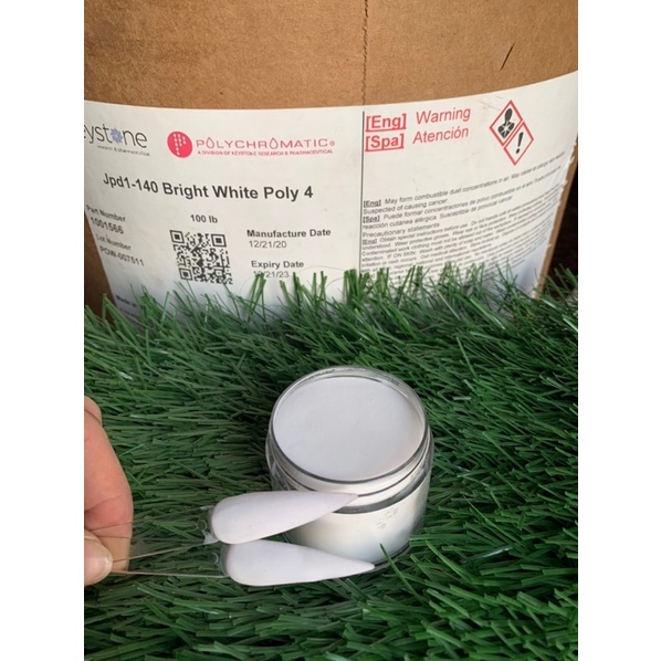 bột keystone đắp móng chuẩn mỹ màu clear và white 20g 50g 100g