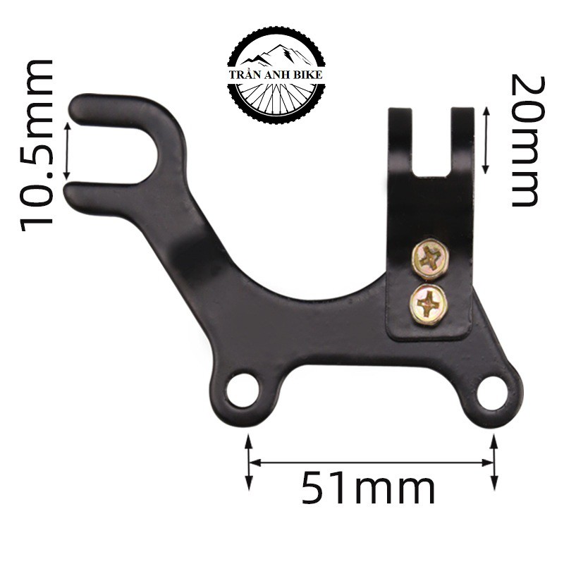 Giá gắn và điều chỉnh phanh đĩa cho xe đạp