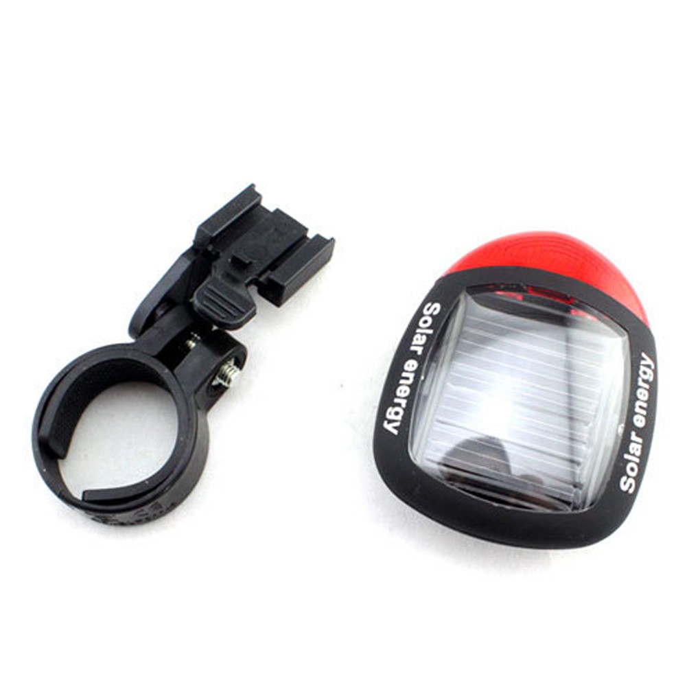 Đèn LED 2 bóng sử dụng năng lượng mặt trời cho xe đạp
