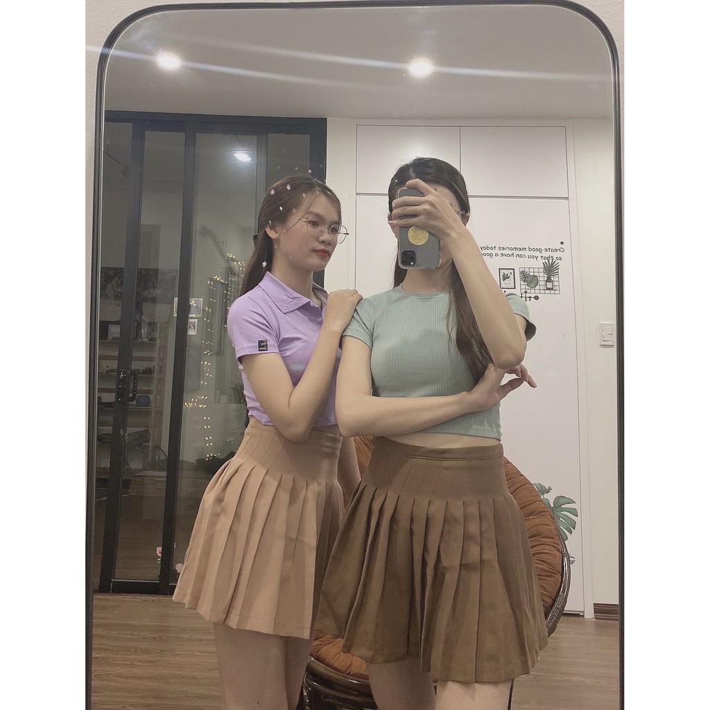 [CHÂN VÁY XẾP LY] Chân váy chữ A xếp ly lưng cao, chân váy xếp ly đẹp [VẢI TUYẾT MƯA ĐẸP] | BigBuy360 - bigbuy360.vn