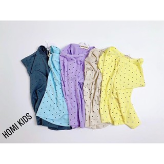 Bộ cánh dơi thun lạnh chấm bi siêu đáng yêu