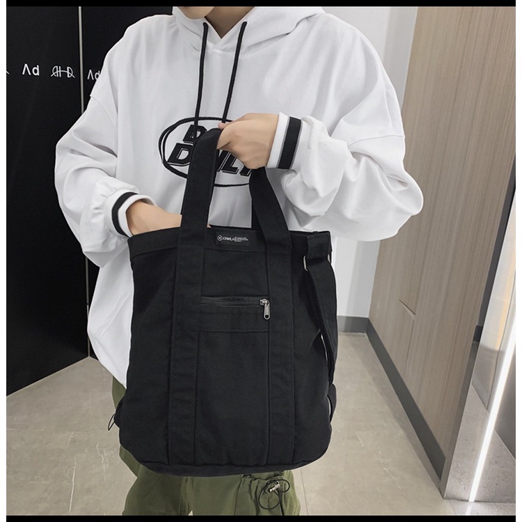 Túi xách canvas cỡ lớn thời trang cho nam