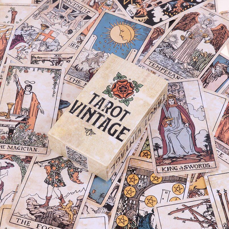 (Size Gốc) Bộ Bài Tarot Vintage M5