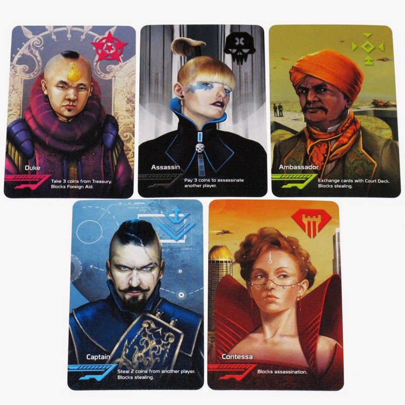 Trò Chơi Thẻ Bài Boardgame Coup - Cuộc Chiến Quyền Lực