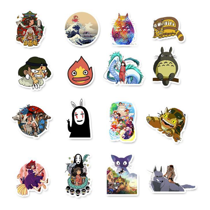 Sticker TOTORO nhựa PVC không thấm nước, dán nón bảo hiểm, laptop, điện thoại, Vali, xe,  Cực COOL#30