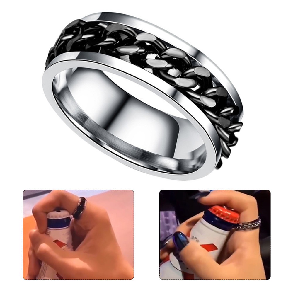 Sỉ nhẫn titan kiểu xích khui bia hot nhất hiện nay