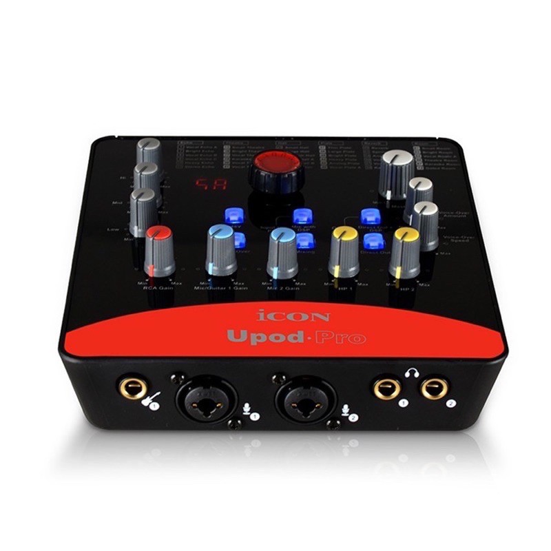 Sound Card Icon Upod Pro ⚡FREESHIP⚡ Livestream Facebook Bigo Cực Hay Tặng Kèm Dây Kết Nối Bảo Hành 12 Tháng