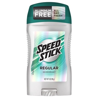 [Hàng Mỹ] Lăn khử mùi nam Speed Stick REGULAR 85g sáp xanh - Speed Stick Deodorant for Men, Aluminum Free, Regular 3 Oz
