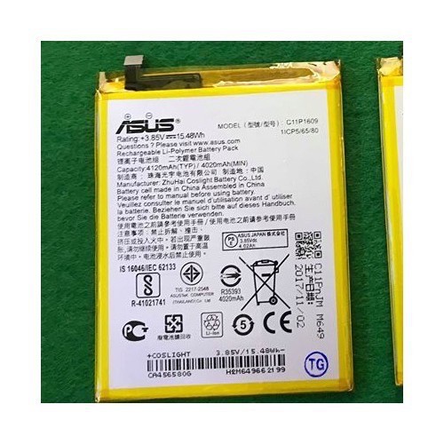 Pin hàng chuẩn giá Siêu Rẻ Chuẩn Zin 100% dành cho Điện thoại Asus Zenfone 3 max 5.5 KL X00DD dung lượng 4100 mAh