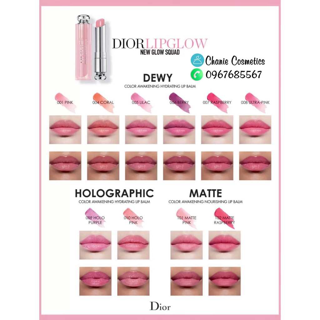 [Mã COSHOT22 giảm 10% đơn 350K] [Fullbox] Son Dưỡng Dior Addict Lip Glow | BigBuy360 - bigbuy360.vn