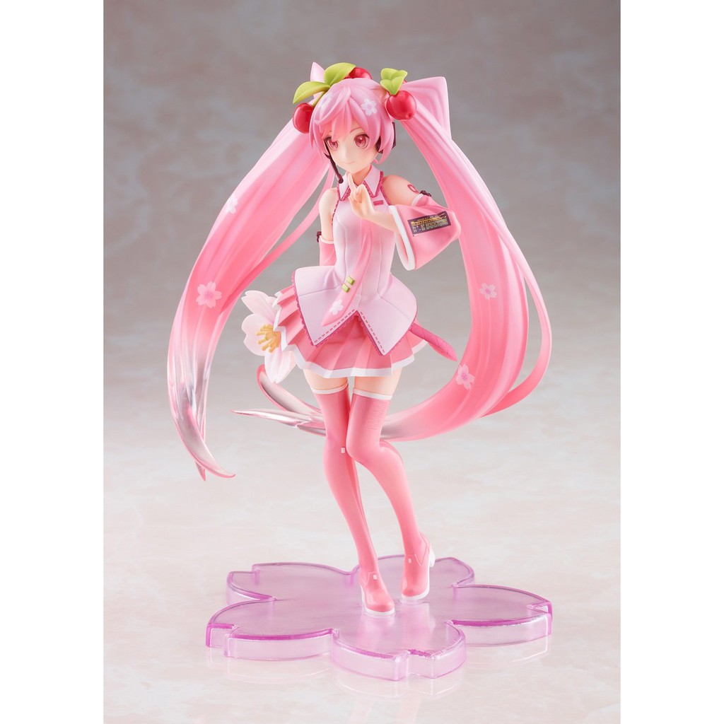 Mô Hình Figure Nhân Vật Anime Vocaloid - Hatsune Miku - Sakura, 2021 Ver., Taito, chính hãng Nhật Bản